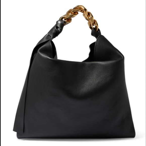 JW ANDERSON Oversized TWIST Black CHAIN HOBO Handbag Tote..SOLD OUT GORGEOUS - Picture 4 of 17